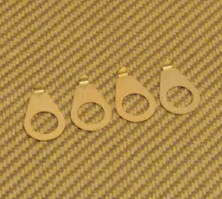 EP-0077-G GOLD GUITAR & BASS KNOB POINTERS WASHERS VINTAGE GIBSON/OTHERS USA