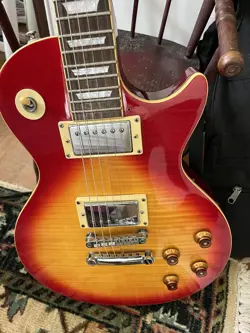 ELECTRIC GUITAR EPIPHONE BY GIBSON LES PAUL CHERRY SUNBURST AS IS