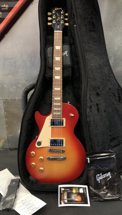BRAND NEW 2023 GIBSON LES PAUL TRIBUTE SATIN CHERRY SUNBURST GUITAR LEFT HAND LH