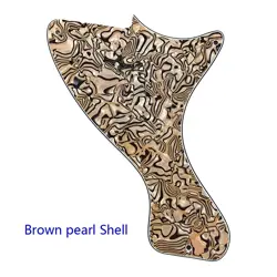 PARTS FOR US  GIBSON JR LP LES PAUL JUNIOR GUITAR PICKGUARD BROWN PEARL SHELL