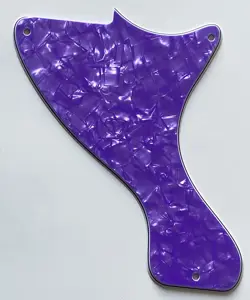 FOR FIT GIBSON LP JR. LES PAUL JUNIOR STYLE GUITAR PICKGUARD 4 PLY PURPLE PEARL