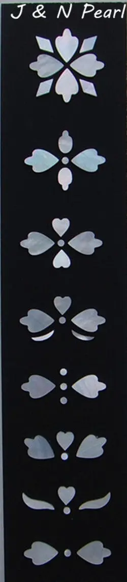 HEARTS & FLOWERS MOTHER OF PEARL FINGERBOARD INLAY FOR GIBSON STYLE BANJOS