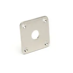 FLAT CHROME INPUT PLATE LESPAUL GIBSON/EPIPHONE STYLE, DIAM 10MM