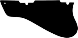WD CUSTOM PICKGUARD FOR LEFT HAND GIBSON ES-175 D #01 BLACK