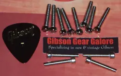 GIBSON LES PAUL POLE PIECES PICKUP SCREW SET NICKEL GUITAR PARTS SG CUSTOM HP RD