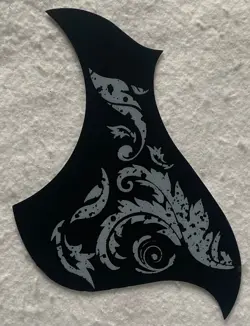 FOR GIBSON SONGWRITER STYLE ACOUSTIC GUITAR SELF ADHESIVE PICKGUARD,BLACK