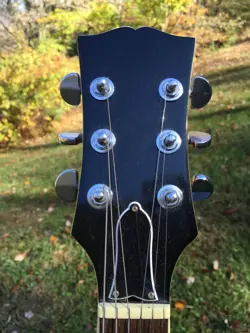 GOLDTOP LES PAUL GIBSON HEADSTOCK