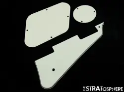 *NEW PARCHMENT PICKGUARD & CONTROL PLATES FOR GIBSON USA LES PAUL STANDARD 3 PLY
