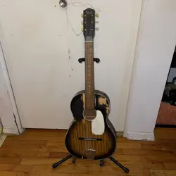 VINTAGE GIBSON LES PAUL GUITAR AND STAND PARTS REPAIR