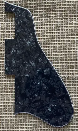 FOR 4-PLY GIBSON ES-335 LONG STYLE GUITAR PICKGUARD SCRATCH PLATE,BLACK PEARL
