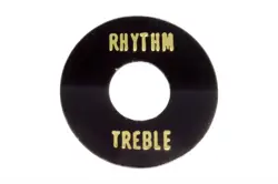 TOGGLE SWITCH RING PLATE BLACK FOR GIBSON LES PAUL