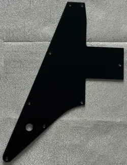 CUSTOM FOR GIBSON 76 EXPLORER RE-ISSUE STYLE GUITAR PICKGUARD 1-PLY BLACK