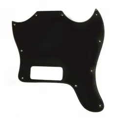 NEW BLACK PICKGUARD FOR LATER STYLE GIBSON MELODY MAKER SG SINGLE MINI HUMBUCKER