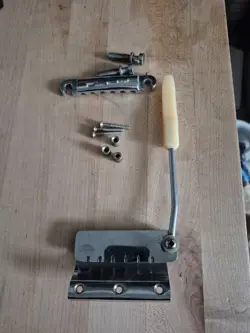 VINTAGE 60S GIBSON TREMOLO, SCREWS,SPACERS,WRAP  BRIDGE,STUDS..ORIGINAL PARTS