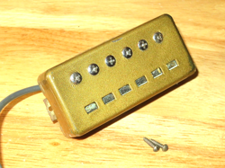 VINTAGE ERA GOLD HUMBUCKER BRIDGE PICKUP HOFNER?