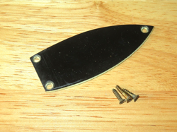 GRETSCH 1964 BLACK 2 PLY  TRUSS ROD COVER