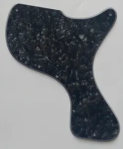FOR FIT GIBSON LES PAUL JUNIOR 1958 STYLE GUITAR PICKGUARD 4 PLY BLACK PEARL