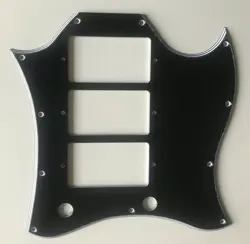 NEW FITS GIBSON SG STANDARD STYLE 3 PICKUP GUITAR PICKGUARD,5 PLY BLACK