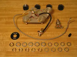 GIBSON USA NICKEL LES PAUL ELECTRONIC CONTROL POTS HARNESS