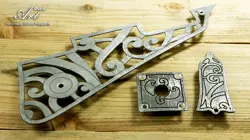 GIBSON LES PAUL PICKGUARD 59 HISTORIC AGED -TRUSS ROD COVER-METAL JACK PLATE-SET
