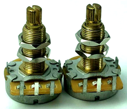GIBSON A500K-B500K LONG SHAFT POT / PPAT-500- 2PCS