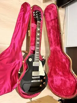 ELECTRIC GUITAR GIBSON LES PAUL STANDARD 1993 BLACK WITH HARD CASE