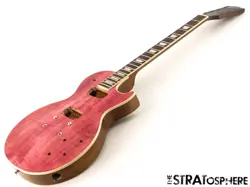 GIBSON USA LES PAUL STANDARD 50S BODY & NECK FIGURED TOP TRANSLUCENT FUSCHIA