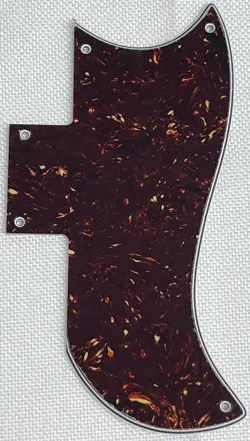 BROWN TORTOISE 4-PLY FOR FIT GIBSON SG 61 REISSUE STYLE GUITAR PICKGUARD
