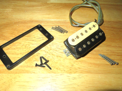 GIBSON 1981 ZEBRA SHAW ERA DIRTY FINGERS HUMBUCKER NECK PICKUP