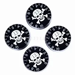 4PCS ELECTRIC GUITAR KNOBS TONE & VOLUME CONTROL FOR GIBSON LES PAUL BLACK