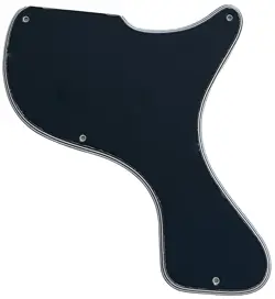 CUSTOM FOR GIBSON LES PAUL JUNIOR 1958 GUITAR PICKGUARD,5 PLY BLACK