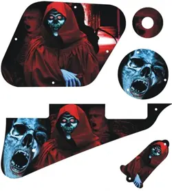 KIT PICKGUARD SCRATCHPLATE GRAPHICAL COVERS GIBSON LES PAUL GUITAR REAPER NEW