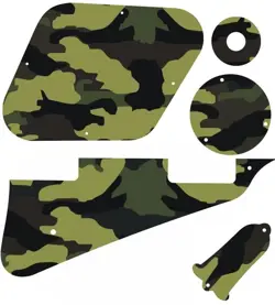 GUITAR CAMOUFLAGE BUSH