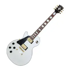 ORVILLE BY GIBSON ORVILLE LES PAUL CUSTOM GIBSON ELECTRIC GUITAR WHITE LEFT-HAND