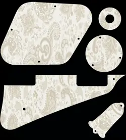 KIT PICKGUARD PICK GUARD GRAPHICAL COVER GIBSON LP LES PAUL GUITAR PAISLEY AW