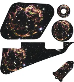 KIT PICKGUARD PICK GUARD GRAPHICAL GIBSON LP LES PAUL GUITAR SUPERNOVA CASSEO