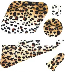 KIT PICKGUARD SCRATCHPLATE PICK GUARD COVERS GIBSON LES PAUL GUITAR CHEETAH