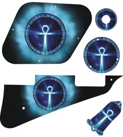 KIT PICKGUARD PICK GUARD GRAPHICAL COVERS  LP GIBSON LES PAUL GUITAR ANKH
