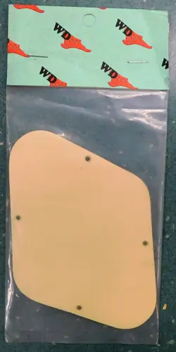 WD BACK CONTROL PLATE FOR LES PAUL - CREME - LPB-6