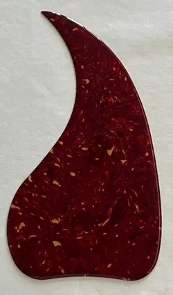 NEW GREAT - FOR FIT GIBSON J-45 GUITAR PICKGUARD ADHESIVE BACK CRYSTAL RED