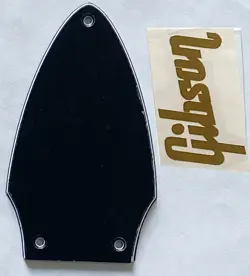 GUITAR PARTS GUITAR PICKGUARD FOR GIBSON FLYING V TRUSS ROD COVER+GOLD DECAL