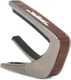 THALIA GIBSON OFFICIALLY LICENSED CAPO - BLACK CHROME WITH CROWN