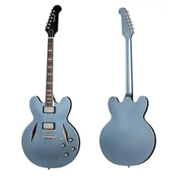 EPIPHONE INSPIRED BY GIBSON DAVE GROHL DG-335 PELHAM BLUE GUITAR WITH HARD CASE