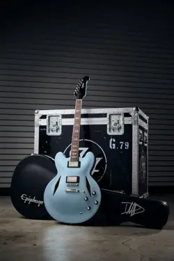 BLUE GUITAR WITH