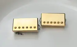 GIBSON USA 490R AND 498T ALNICO II HUMBUCKER NECK & BRIDGE GOLD PICKUP SET