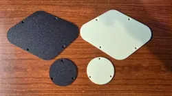 GIBSON USA LES PAUL REAR CAVITY COVER REPLACEMENT SET - BLACK OR CREAM -NEW-