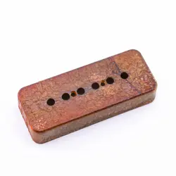 AGP  - AGED RELIC P90 SOAPBAR GUITAR PICKUP COVERS 50MM #72242