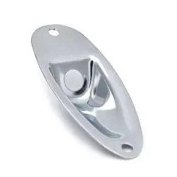 GOTOH STRAT  OUTPUT JACKPLATE - JACK PLATE - CHROME