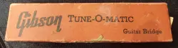 BOX ONLY-- VINTAGE GISON TUNE O MATIC GUITAR BRIDGE BOX