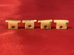 GIBSON BASS GUITAR STRING SADDLE SET SHAVED VINTAGE EB -0 PROJECT PART